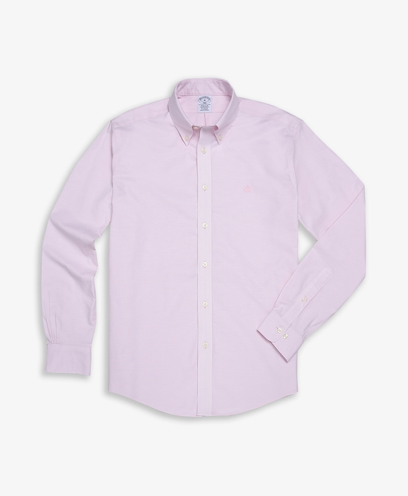 논 아이론 옥스포드 스트레치 스포츠 셔츠 (라이트 핑크) (74600088)