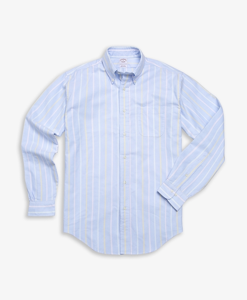 프라이데이, 포플린 아카이브 스트라이프 스포츠 셔츠 (라이트 블루) (34996345)