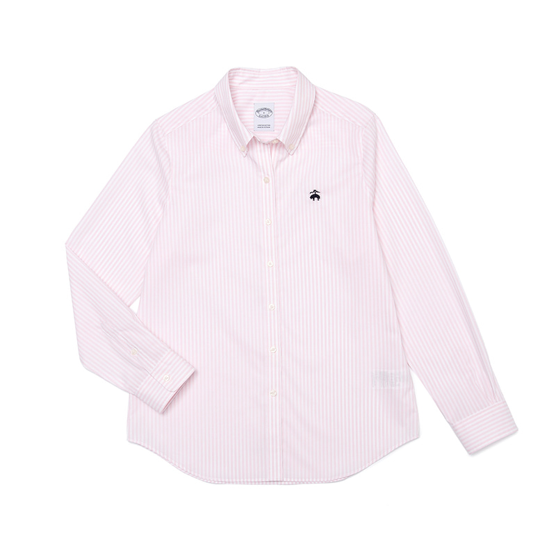 [여성] 23SS 여성 버튼다운 셔츠 (핑크 스트라이프) (85100006)