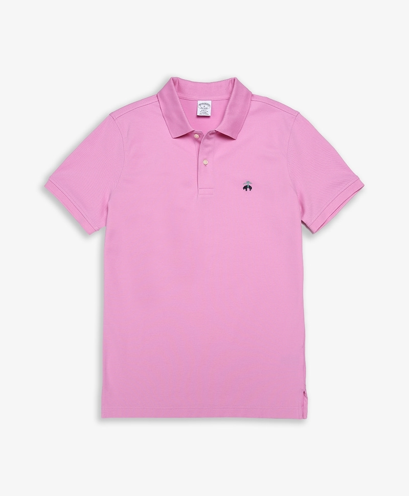 수피마 코튼 스트레치 피케 폴로 셔츠 (핑크) (32795869)